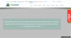 Desktop Screenshot of capitalboosters.com
