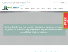 Tablet Screenshot of capitalboosters.com